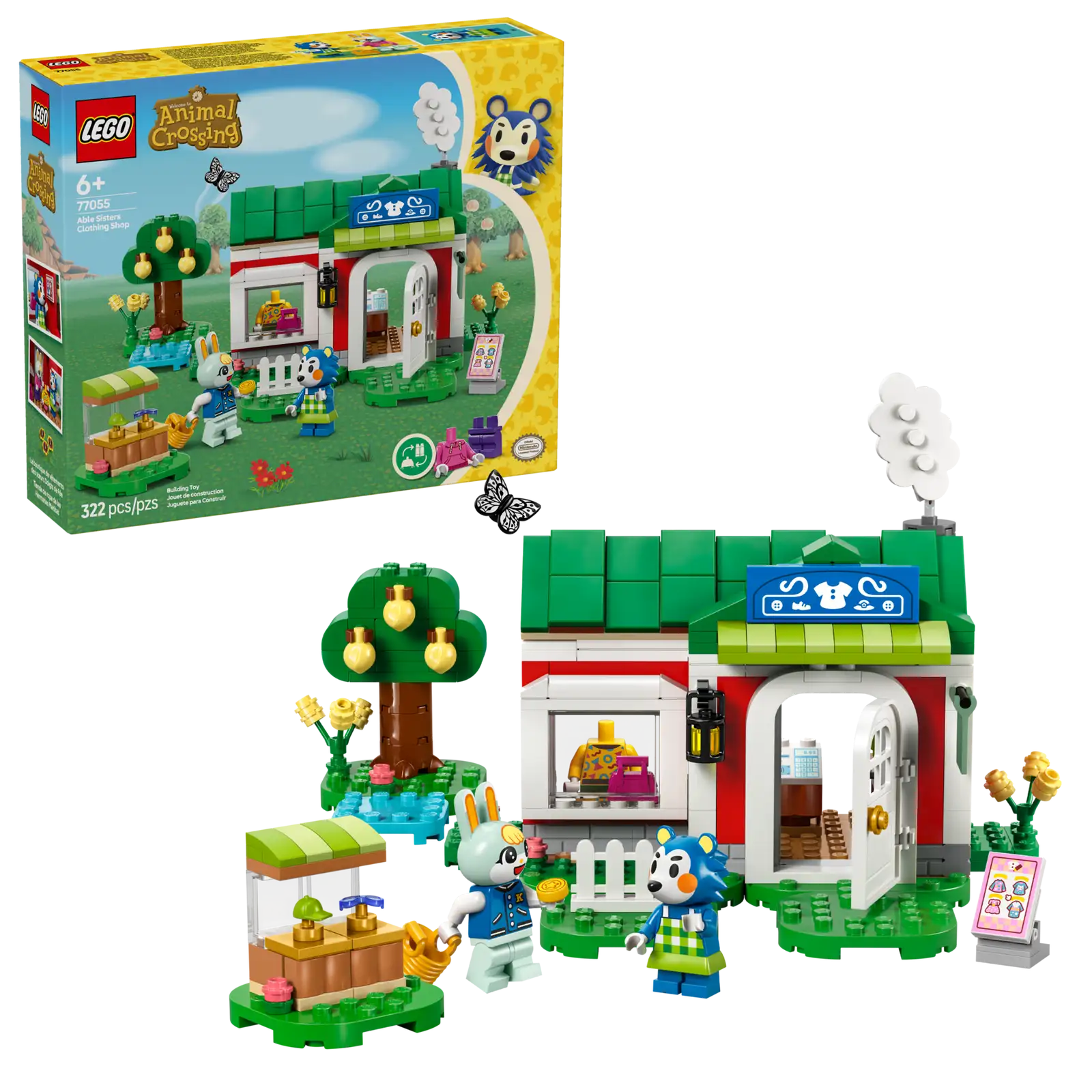 LEGO® Animal Crossing™ Able Sisters’ Clothing Shop 77055