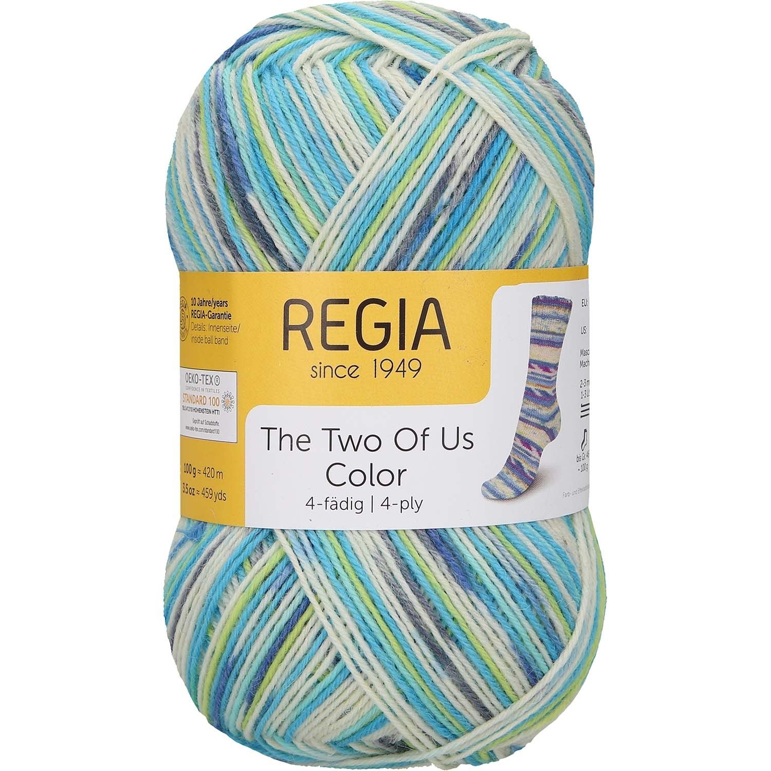 Regia The Two Of Us Color 4ply Sock #3015- Sweet Dreams