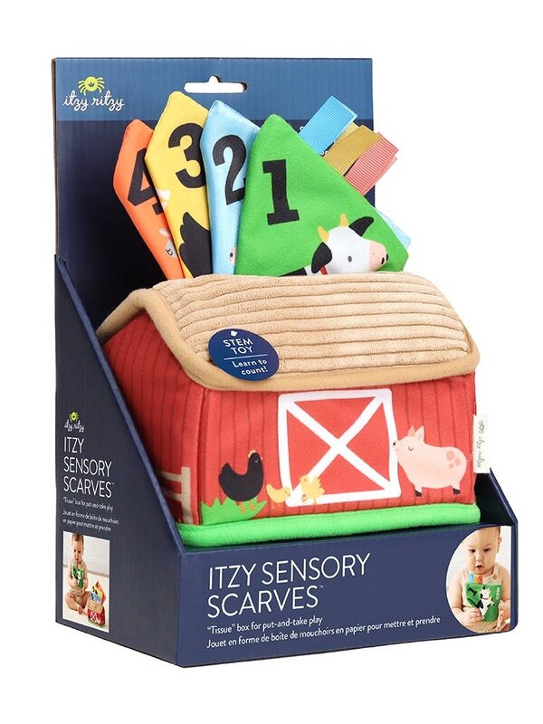 Itzy Ritzy Itzy Sensory Scarves Farm