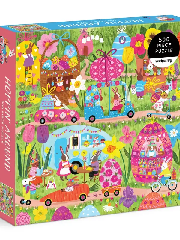 Mudpuppy Hoppin' Around 500pc Puzzle