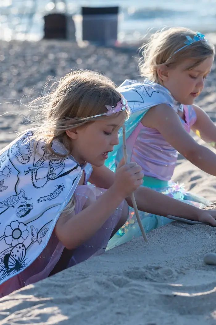 Colour-a-Cape Enchanted Unicorn Cape ages 4-6