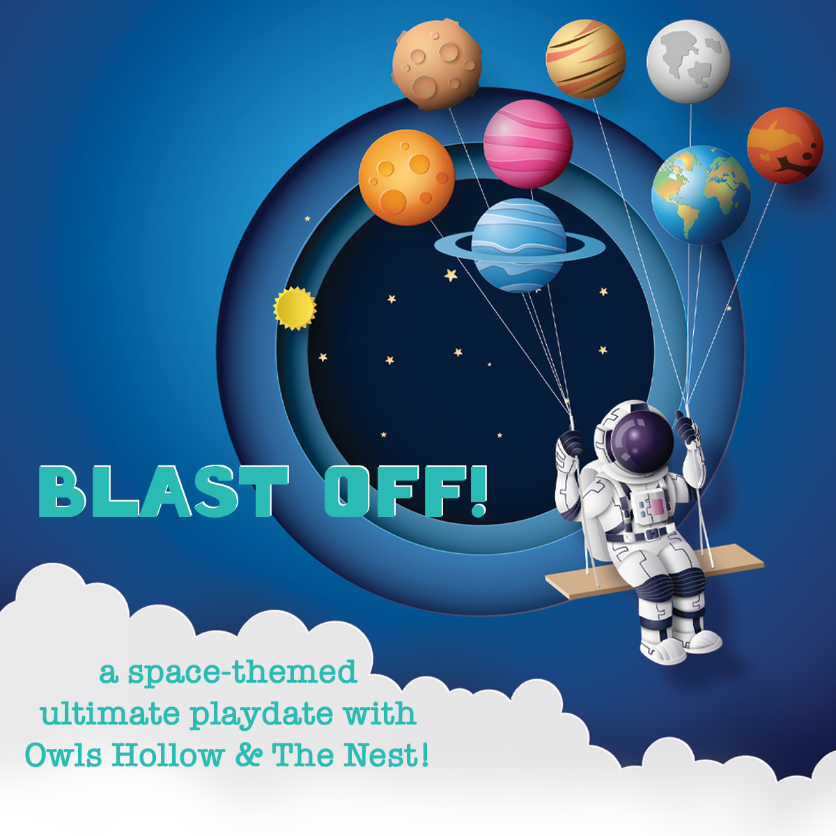 BLAST OFF! Ultimate Playdate at Owls Hollow Playland AND the Nest!