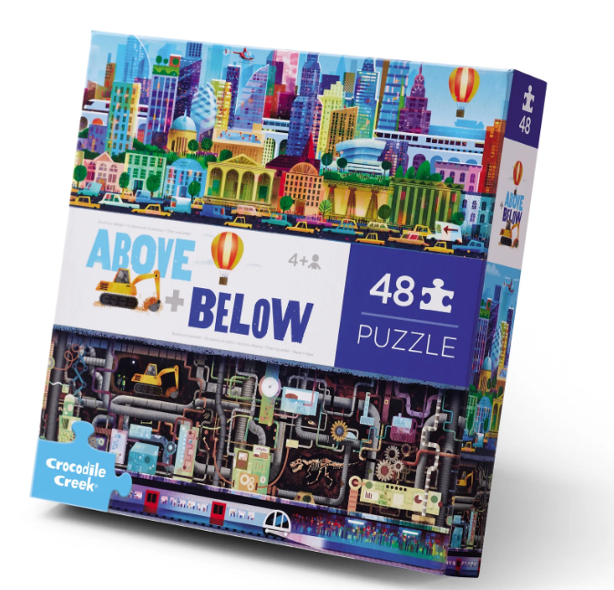 Above + Below Big City 48pc Puzzle
