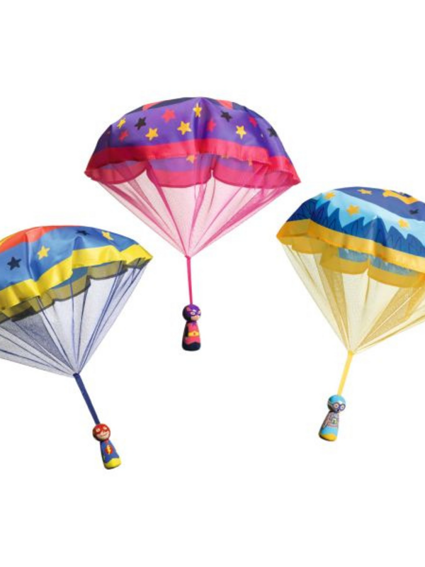 Djeco Flying Heroes Wooden Parachutist