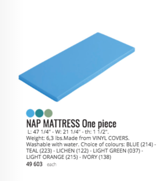 Wesco Nap Mattress one piece