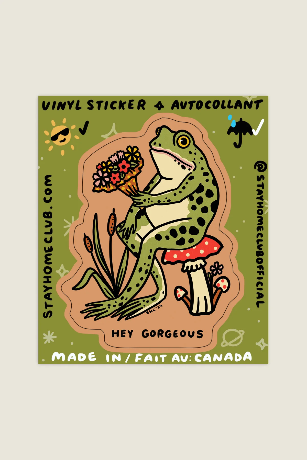 Stay Home Club - Sticker -