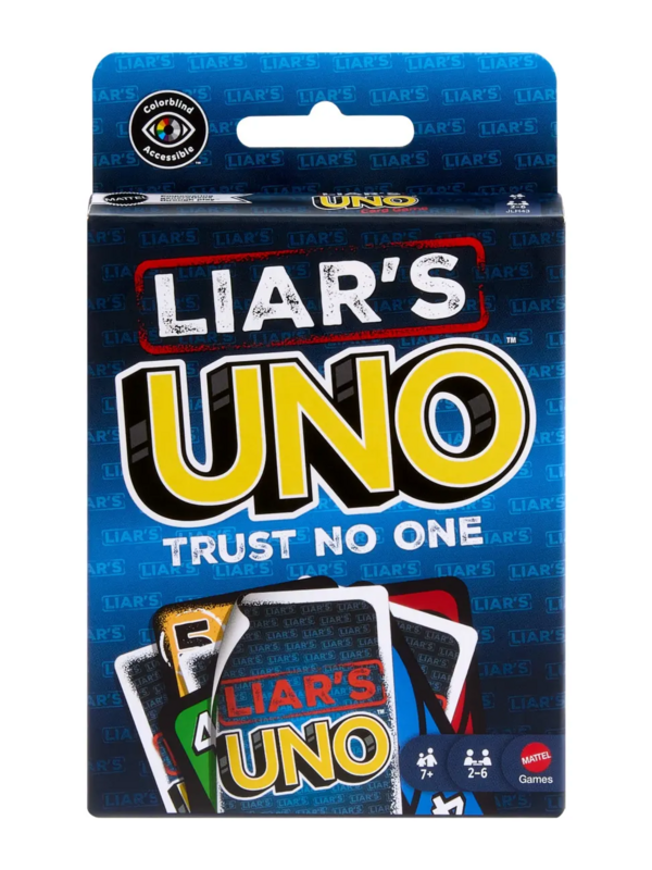 Mattel LIAR'S UNO Card Game