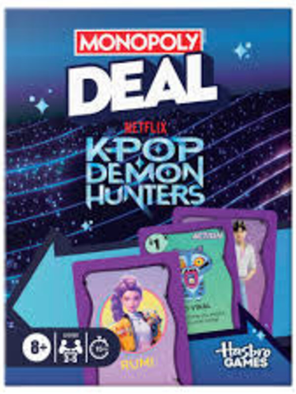 Hasbro Monopoly Deal KPop Demon Hunters