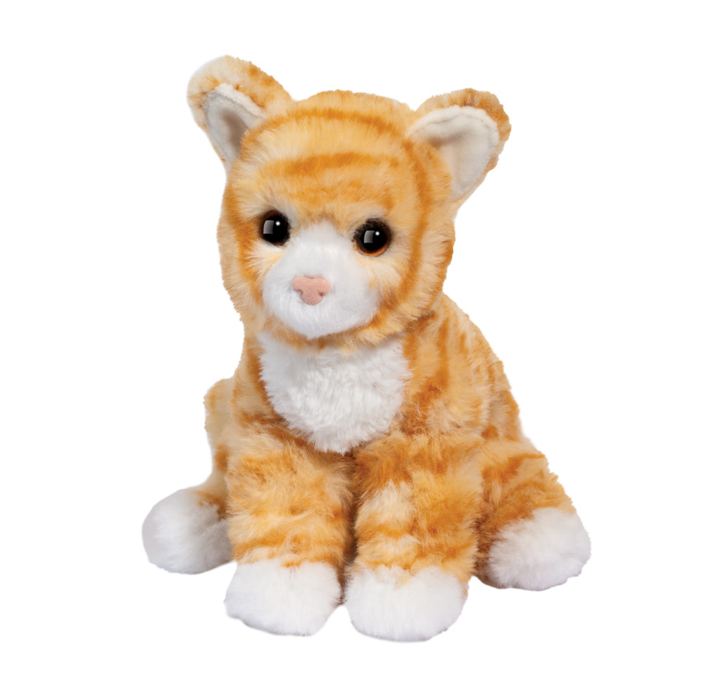 Gingie Striped Orange Cat Mini Soft
