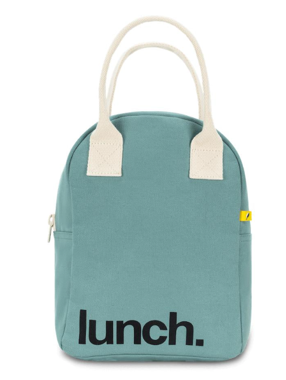 fluf Zipper Lunch Bag teal