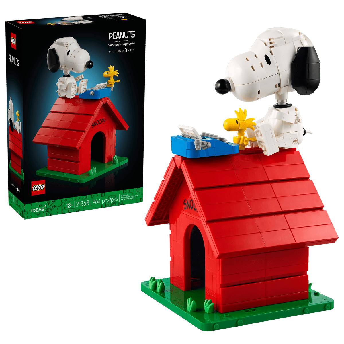 LEGO® Ideas Peanuts: Snoopy’s Doghouse 21368