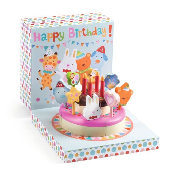 Happy Birthday! Wooden Cake Playset
