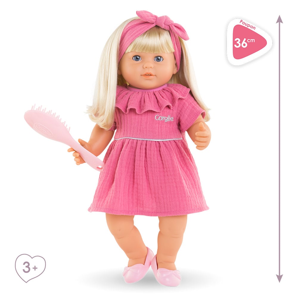 Corolle Jade 14" Doll w Hairbrush