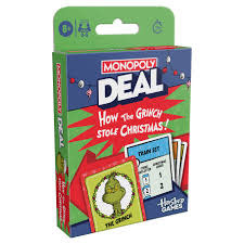 Monopoly Deal Card Game- How the Grinch Stole Christmas