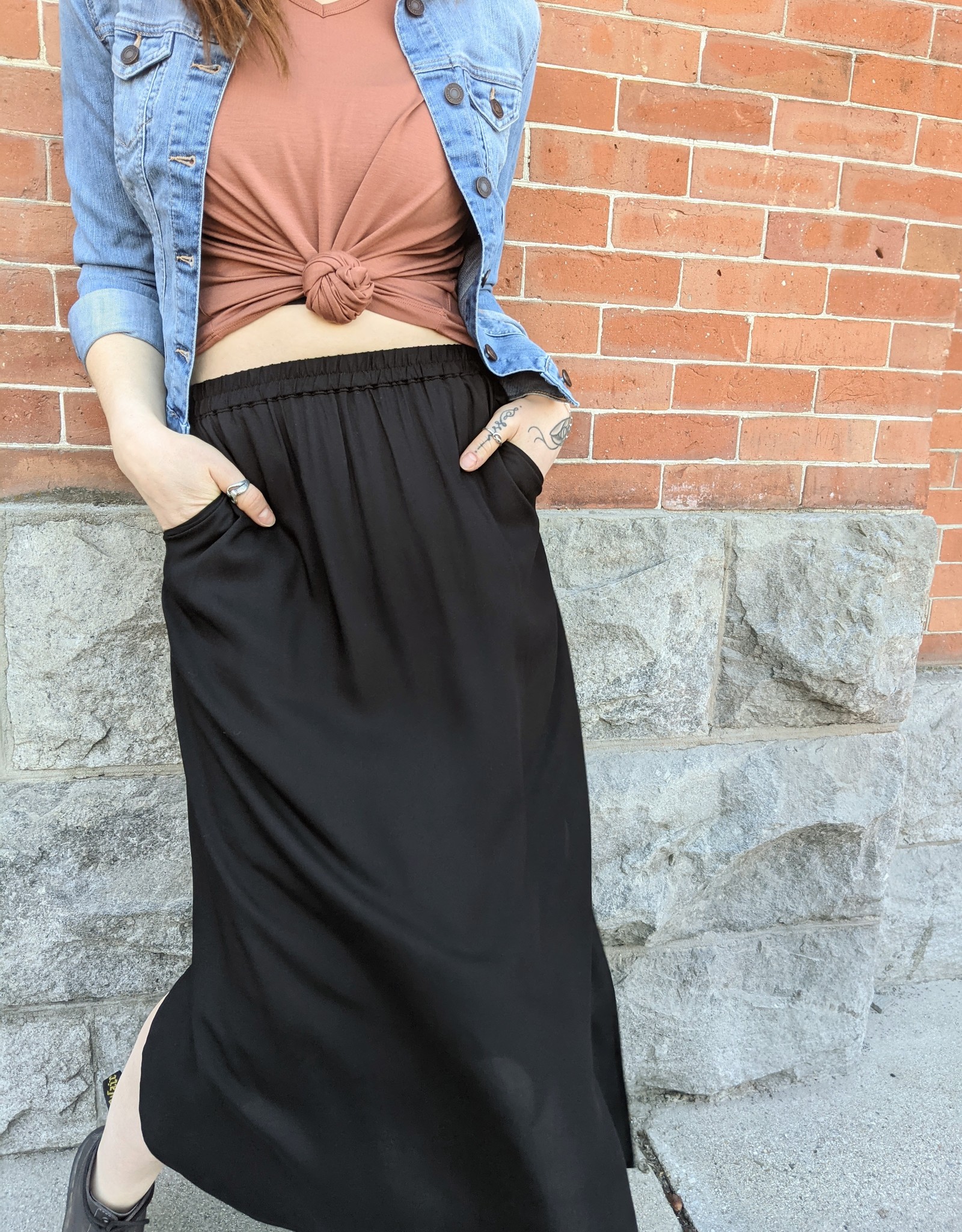 Vero moda simply easy maxi skirt Clearance