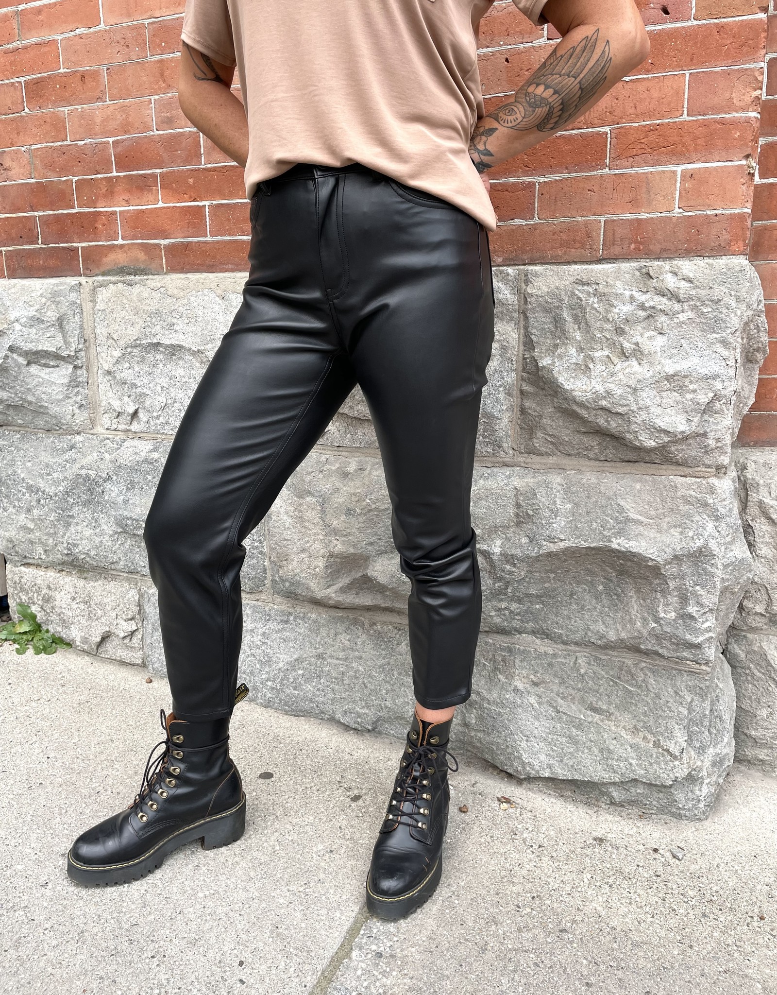 Vero Moda Brenda Faux Leather Pants - Clothing