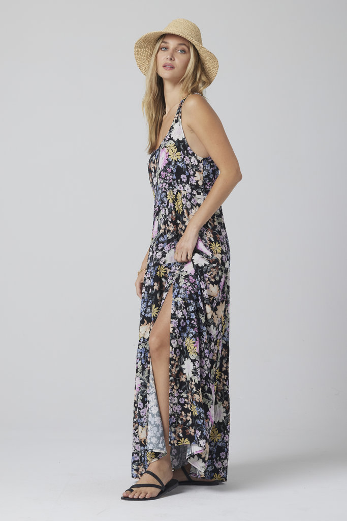 Saltwater Luxe Rome Side Slit Sleeveless Maxi Dress - Bella Flora