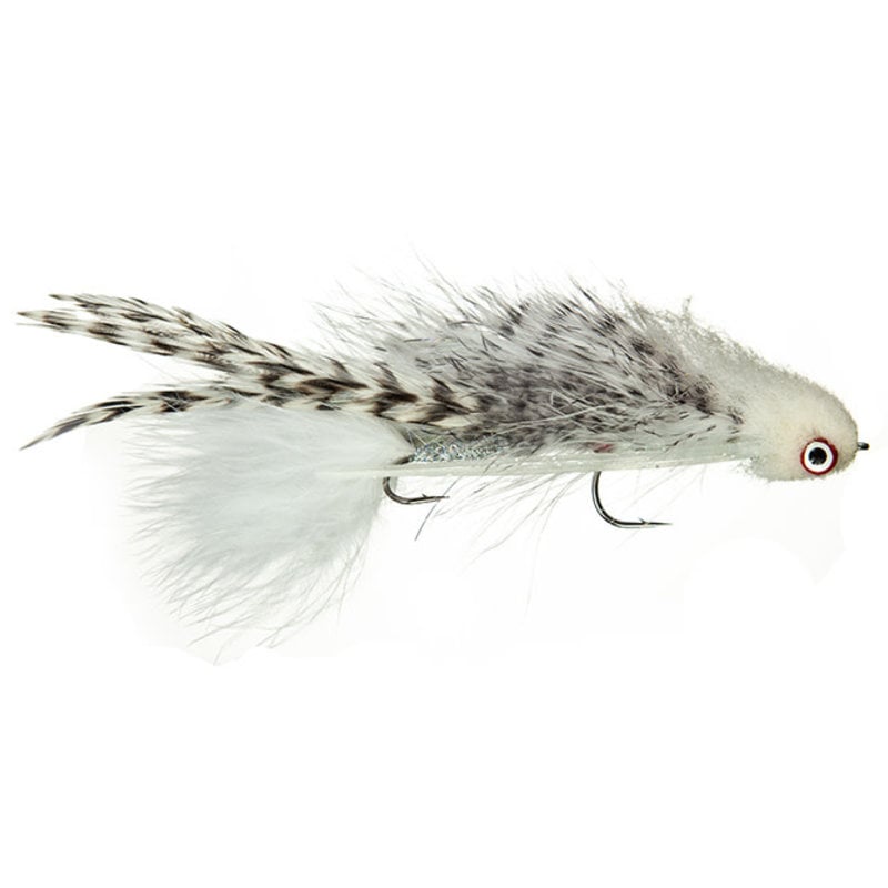 Galloup's Silk Kitty | Articulated Streamer | White | #2