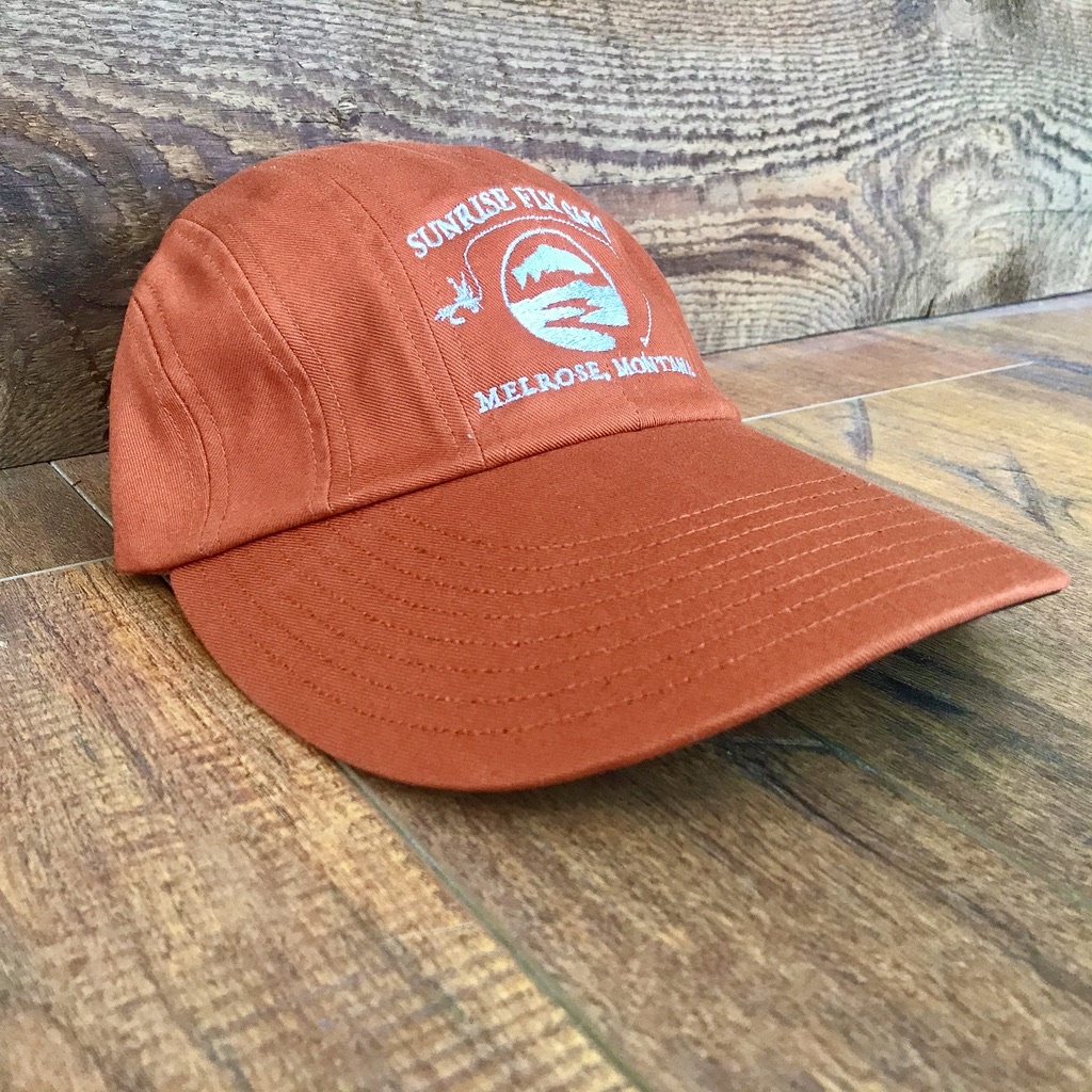orange icon cap