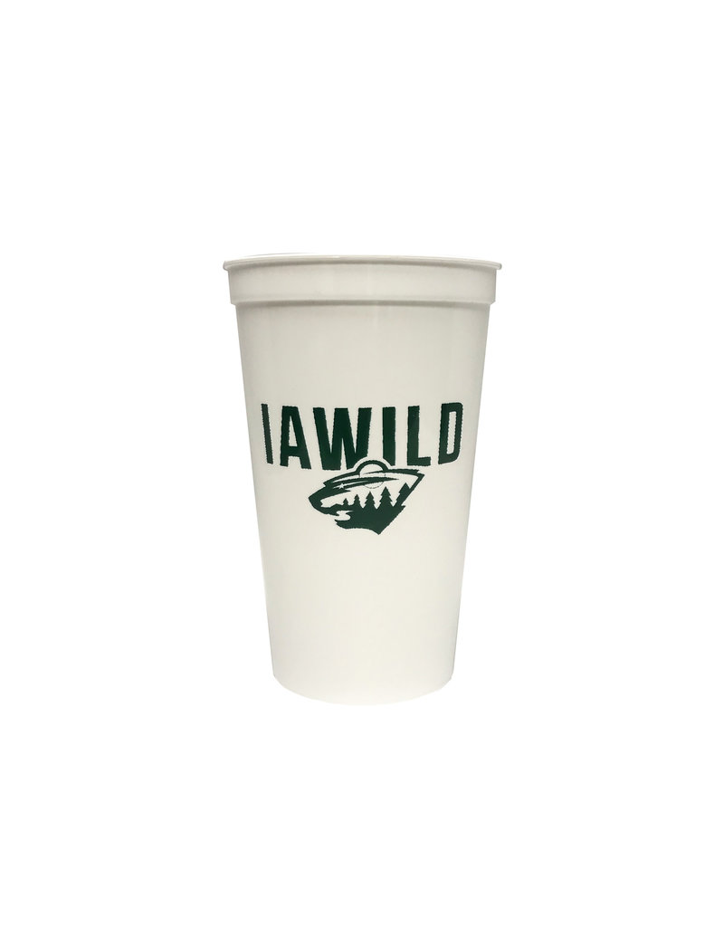 22 oz White Stadium Cup