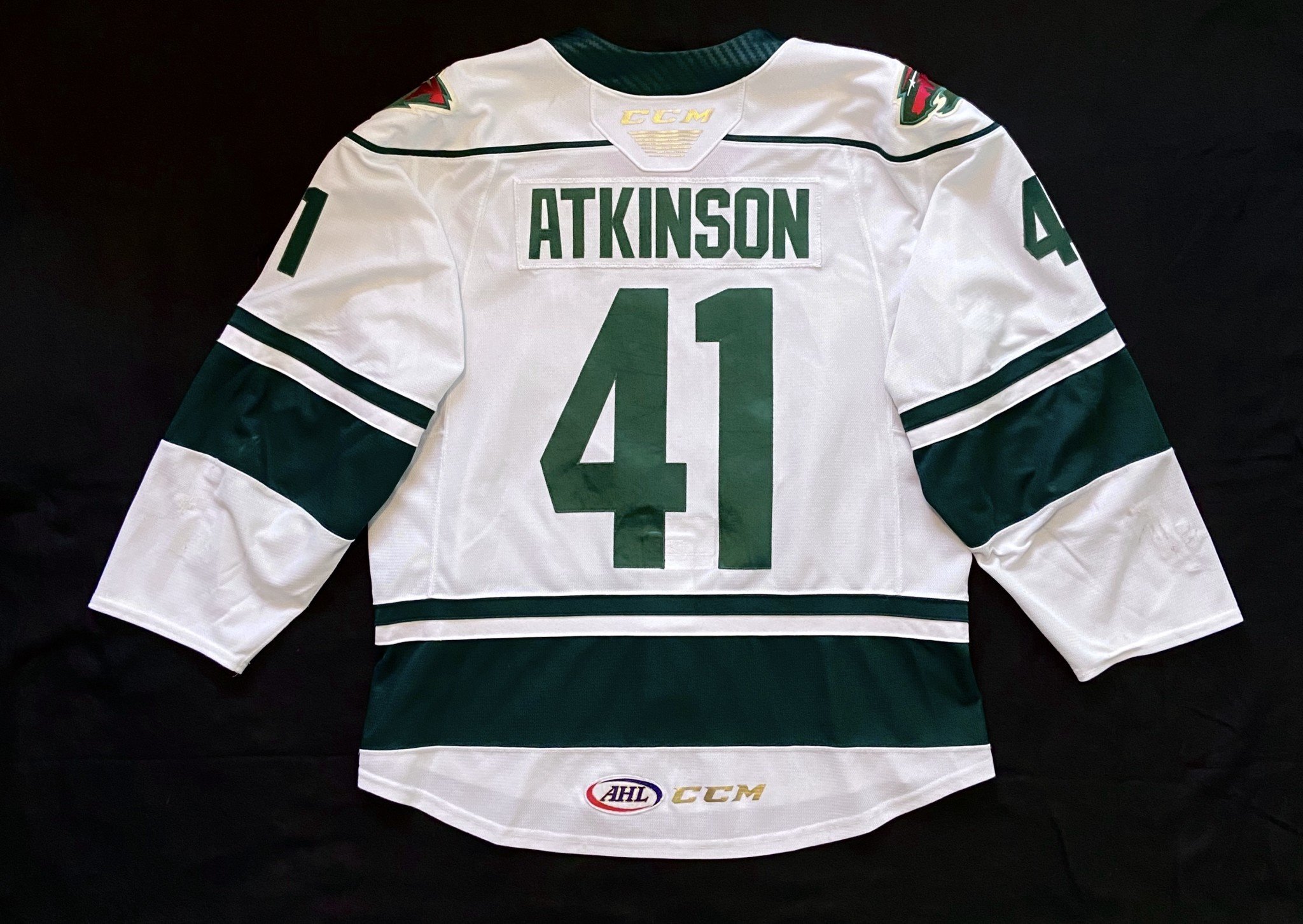 Minnesota wild deals game worn jersey