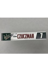 2021-22 Signed Metal Nameplate CZUCZMAN #7