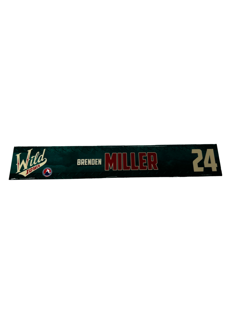 21-22 Road Nameplate: Miller #24