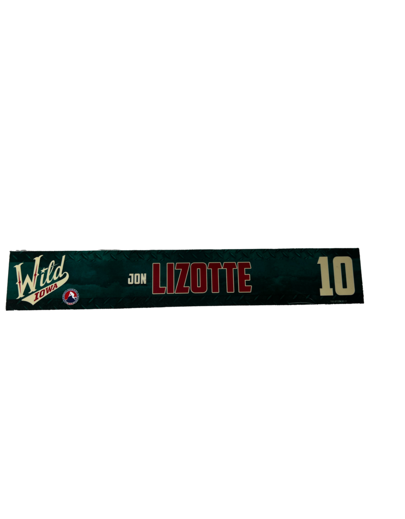 21-22 Road Nameplate: Lizotte #10