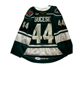 CCM 2021/22 Set #2 Green Jersey, Player Worn, (Signed) Sucese