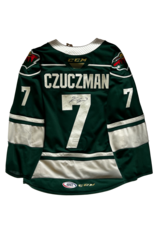 CCM 2021/22 Set #1 Green Jersey, Player Worn, (Signed) Czuczman
