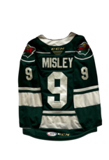 2021/22 Set #1 Green Jersey, Player Worn, Misley