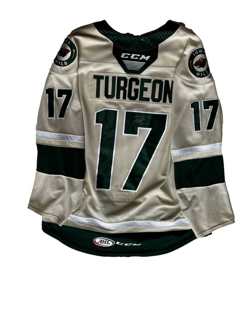 2021/22 Set #1 Wheat Jersey, Player Worn, (Signed) Turgeon