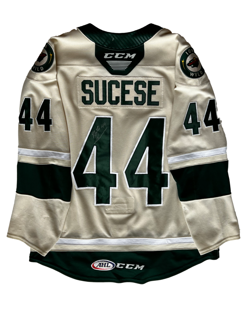 CCM 2021/22 Set #1 Wheat Jersey, Player Worn, (Signed) Sucese