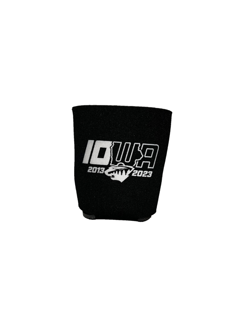 (Was $4.00) 12oz Black 10 year Koozie