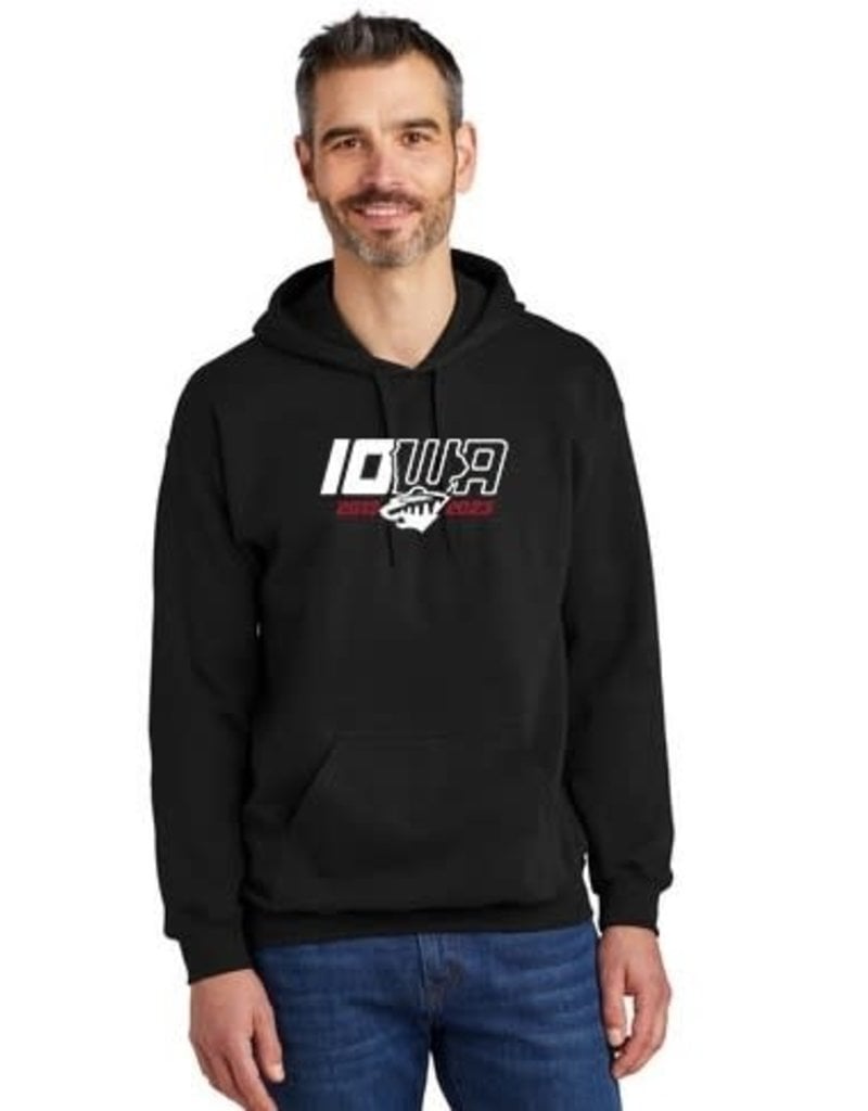 Extended Size - 10 Year Softstyle Hoodie - Iowa Wild Hockey Club