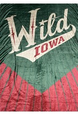 Iowa Wild Plush Logo Blanket