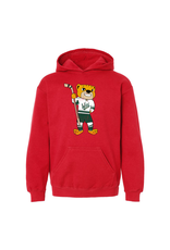 (Was $48.00) Youth Crash Mascot Hoodie - Red