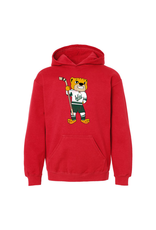 Youth Crash Mascot Hoodie - Red