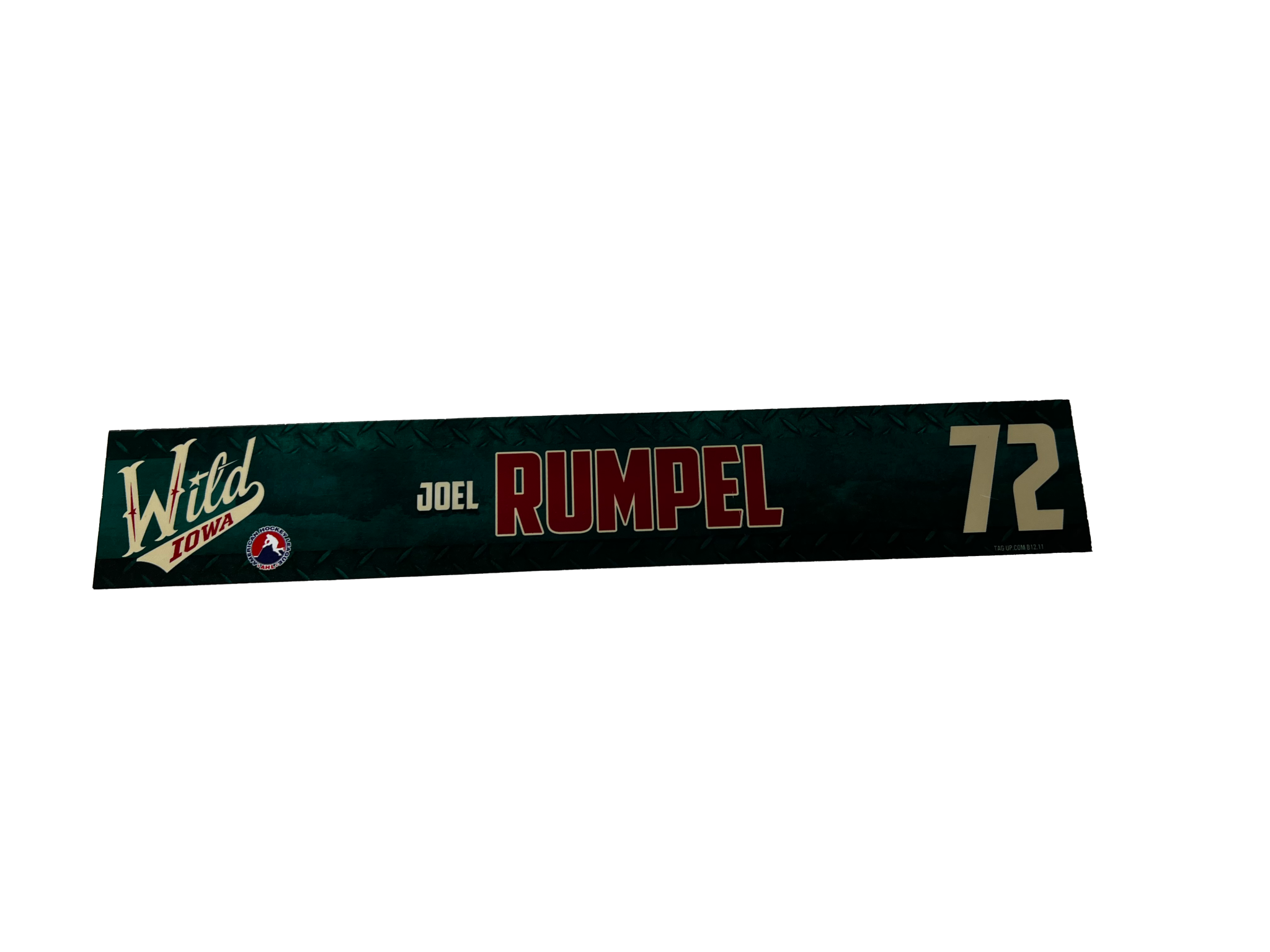 21-22 Road Nameplate: Oliver #26 - Iowa Wild Hockey Club