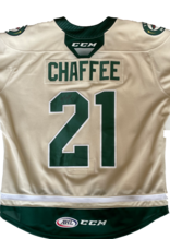 CCM 2021 Wheat Game Worn Signed Jersey Chaffee (#21)