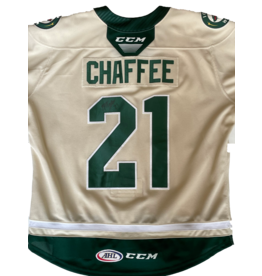 CCM 2021 Wheat Game Worn Signed Jersey Chaffee (#21)