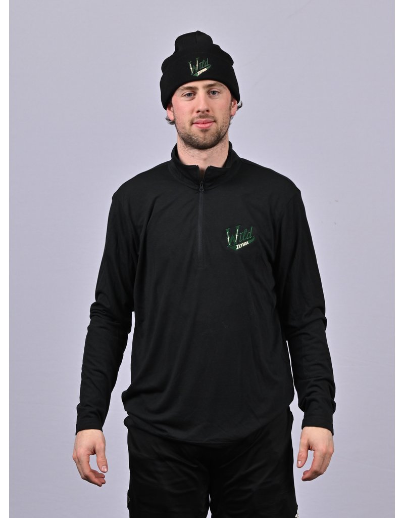 108 Stitches Black 1/4 Zip Pullover