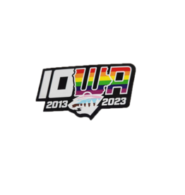 Iowa Wild Pride 10 Year Logo Repositionable Sticker