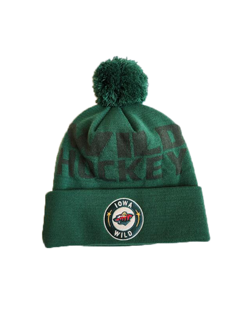 CCM Pom Knit Wid Hockey Iowa Wild Hockey Club