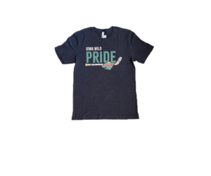 Iowa Wild Pride Hockey Stick T shirt