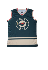 Bench Clearers Green Jersey Tank w/ Red Trim