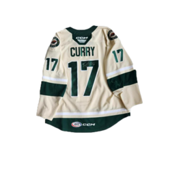 CCM 2022/23 Set #1  Wheat Jersey, Player Worn, (Signed) Curry