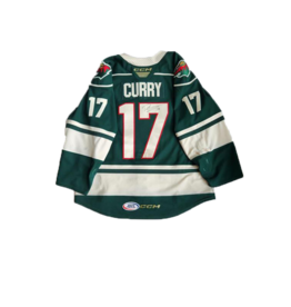 CCM 2022/23 Set #1 Green Jersey, Player Worn, (Signed) Curry