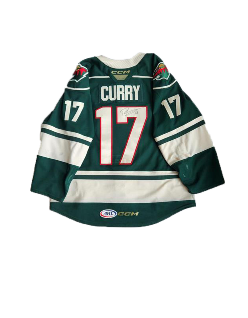 CCM 2022/23 Set #1 Green Jersey, Player Worn, (Signed) Curry