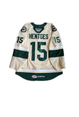 2022/23 Set #1 Wheat Jersey, Player Worn, (Signed) Hentges